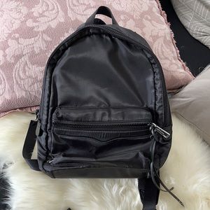 Rebecca Minkoff black small backpack